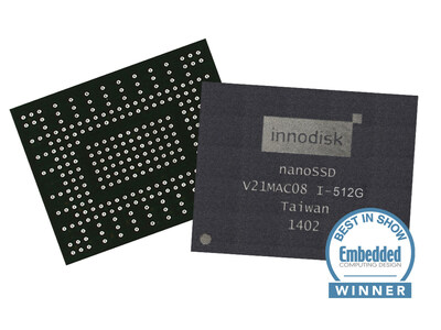 Innodisk announces the release of the first nanoSSD PCIe 4TE3 in response to the increasing demands of edge AI miniature design and high computing performance. (PRNewsfoto/Innodisk Corporation)
